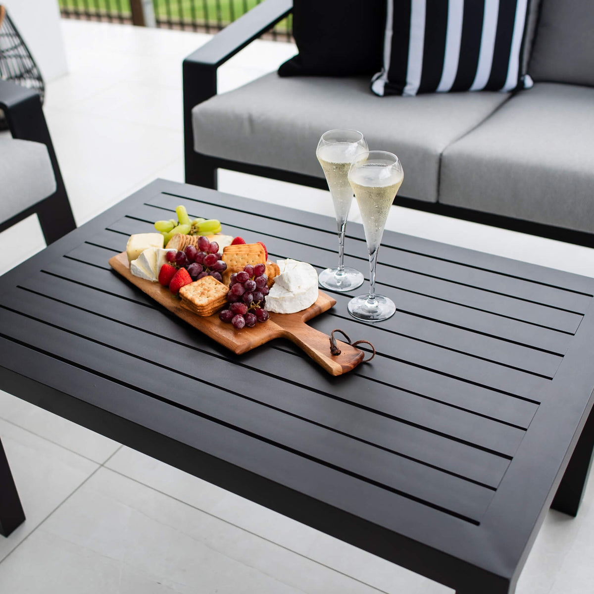 best-outdoor-furniture-Monica - 4pce Outdoor Lounge Setting #color_BLACK