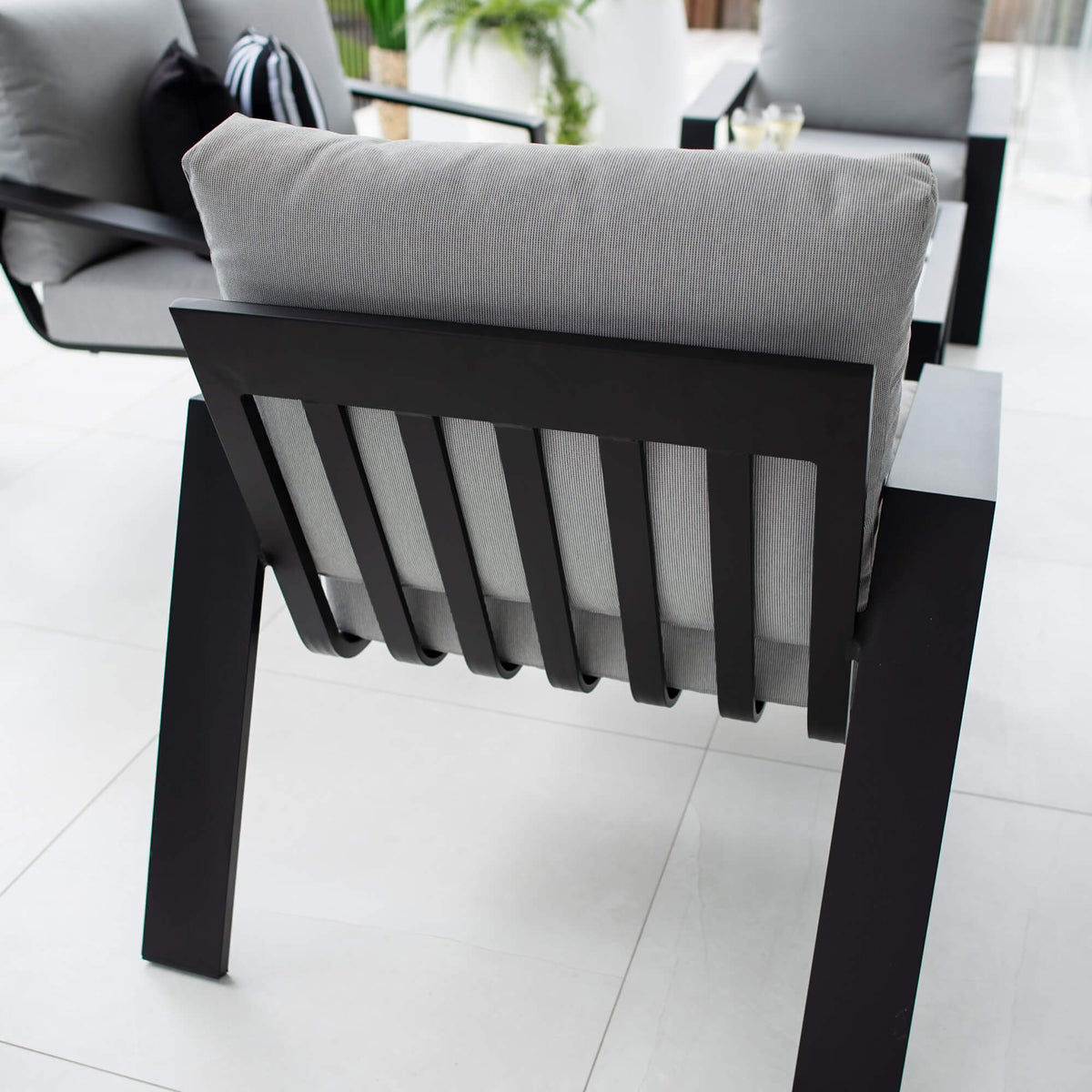 best-outdoor-furniture-Monica - 4pce Outdoor Lounge Setting #color_BLACK