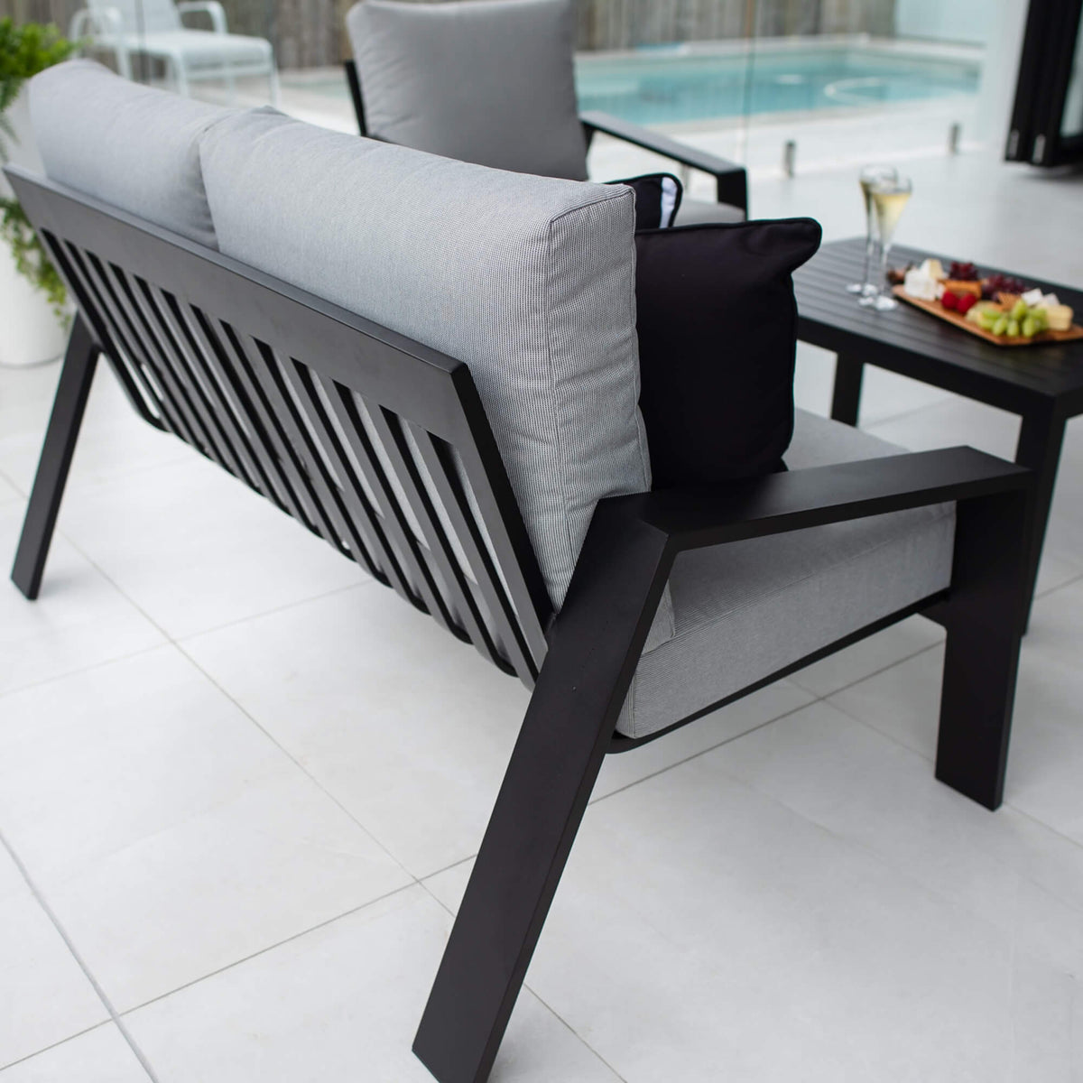best-outdoor-furniture-Monica - 4pce Outdoor Lounge Setting #color_BLACK