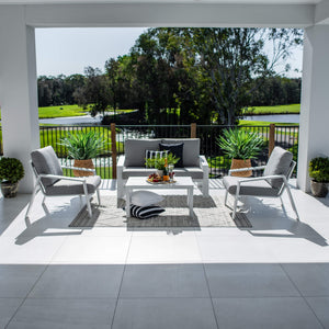 best-outdoor-furniture-Monica - 4pce Outdoor Lounge Setting #color_WHITE