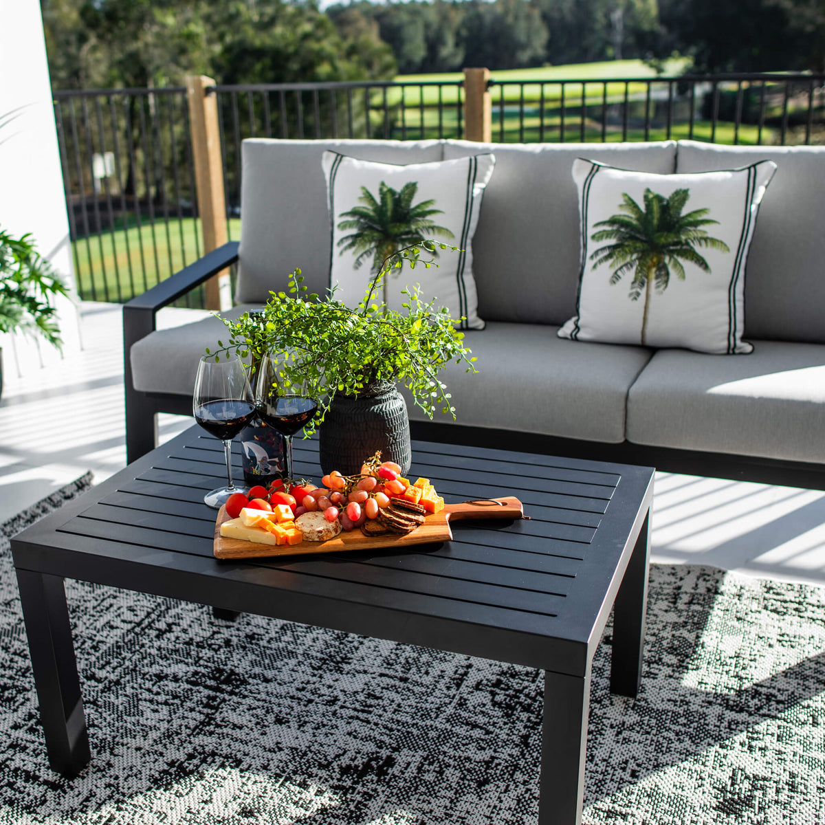best-outdoor-furniture-Monica 3 - 4pce - Outdoor Lounge Setting #color_BLACK