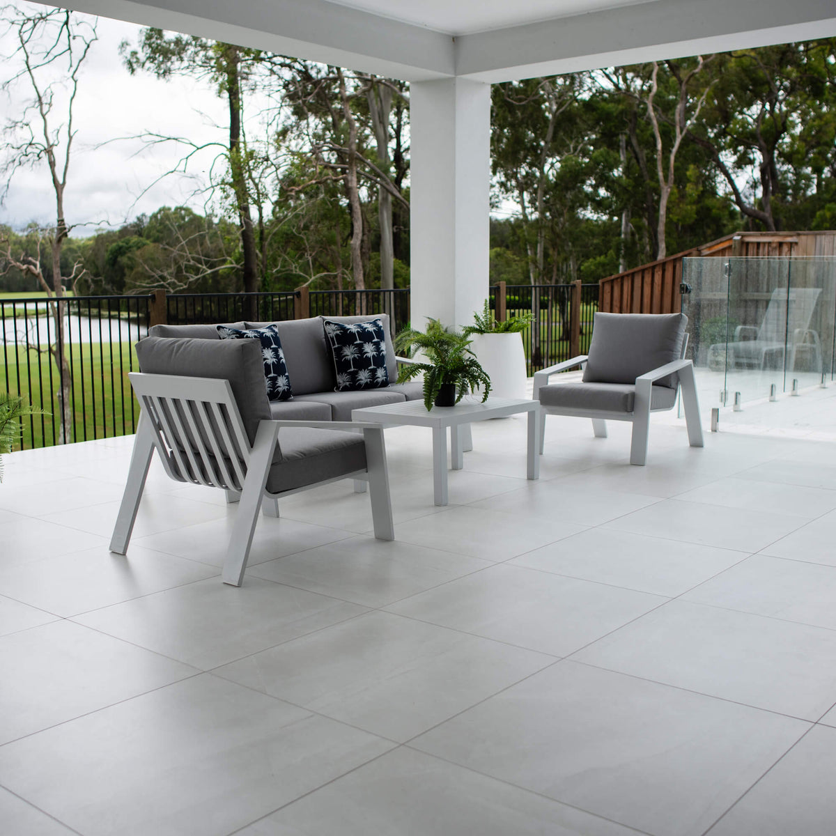 best-outdoor-furniture-Monica 3 - 4pce - Outdoor Lounge Setting #color_WHITE