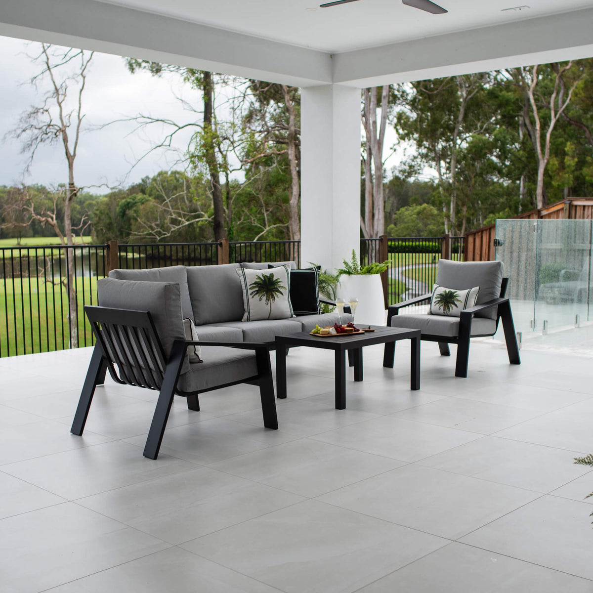 best-outdoor-furniture-Monica 3 - 4pce - Outdoor Lounge Setting #color_BLACK