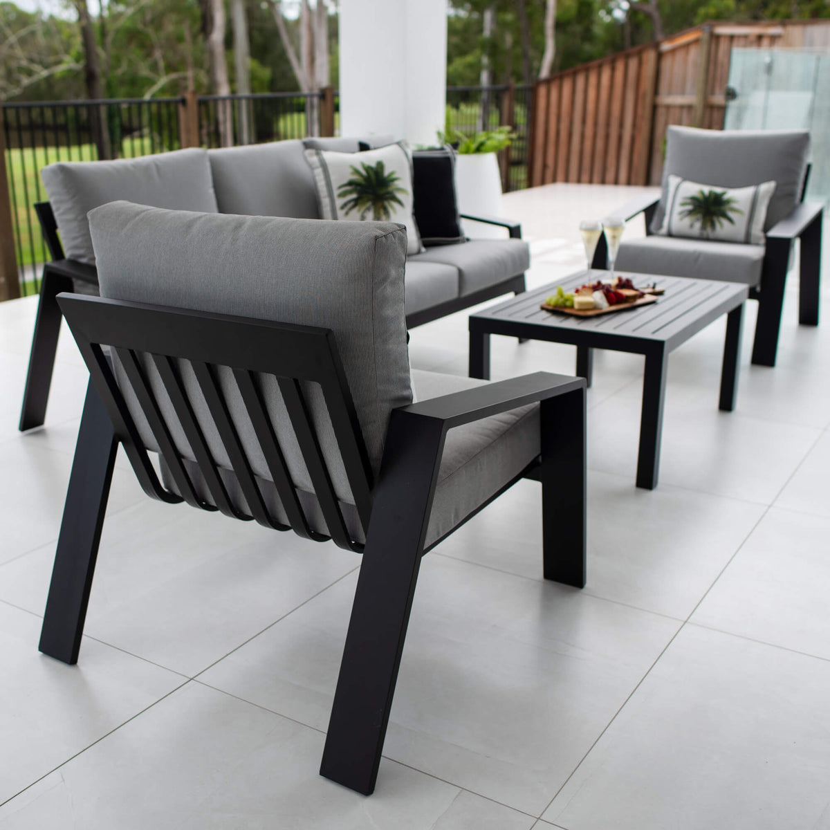 best-outdoor-furniture-Monica 3 - 4pce - Outdoor Lounge Setting #color_BLACK