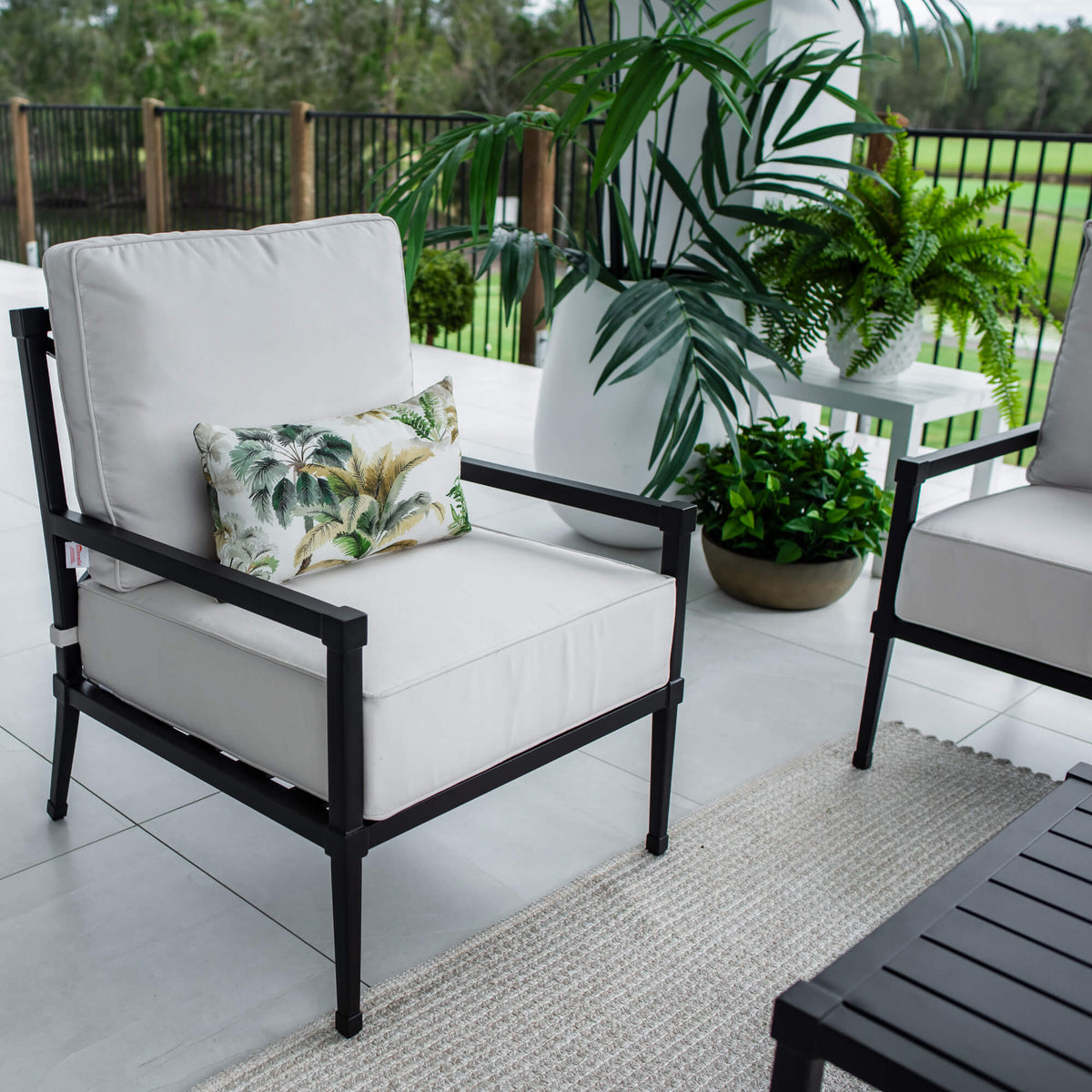 best-outdoor-furniture-Odessa 3 - 4pce - Outdoor Lounge Setting #color_BLACK