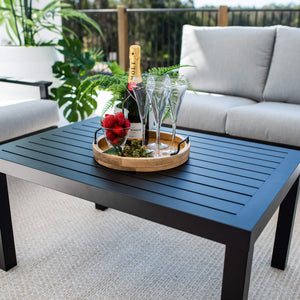 best-outdoor-furniture-Peru Aluminium 2 - 4pce - Outdoor Lounge Setting #color_BLACK