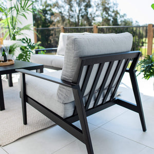 best-outdoor-furniture-Peru Aluminium 2 - 4pce - Outdoor Lounge Setting #color_BLACK