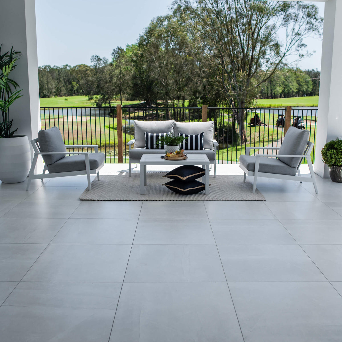 best-outdoor-furniture-Peru Aluminium 2 - 4pce - Outdoor Lounge Setting #color_WHITE