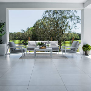 best-outdoor-furniture-Peru Aluminium 3 - 4pce - Outdoor Lounge Setting #color_WHITE