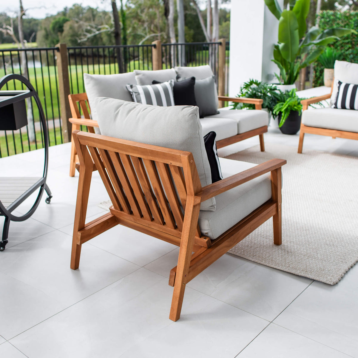 best-outdoor-furniture-Peru Teak 3 - 3pce - Outdoor Lounge Setting #color_TEAK