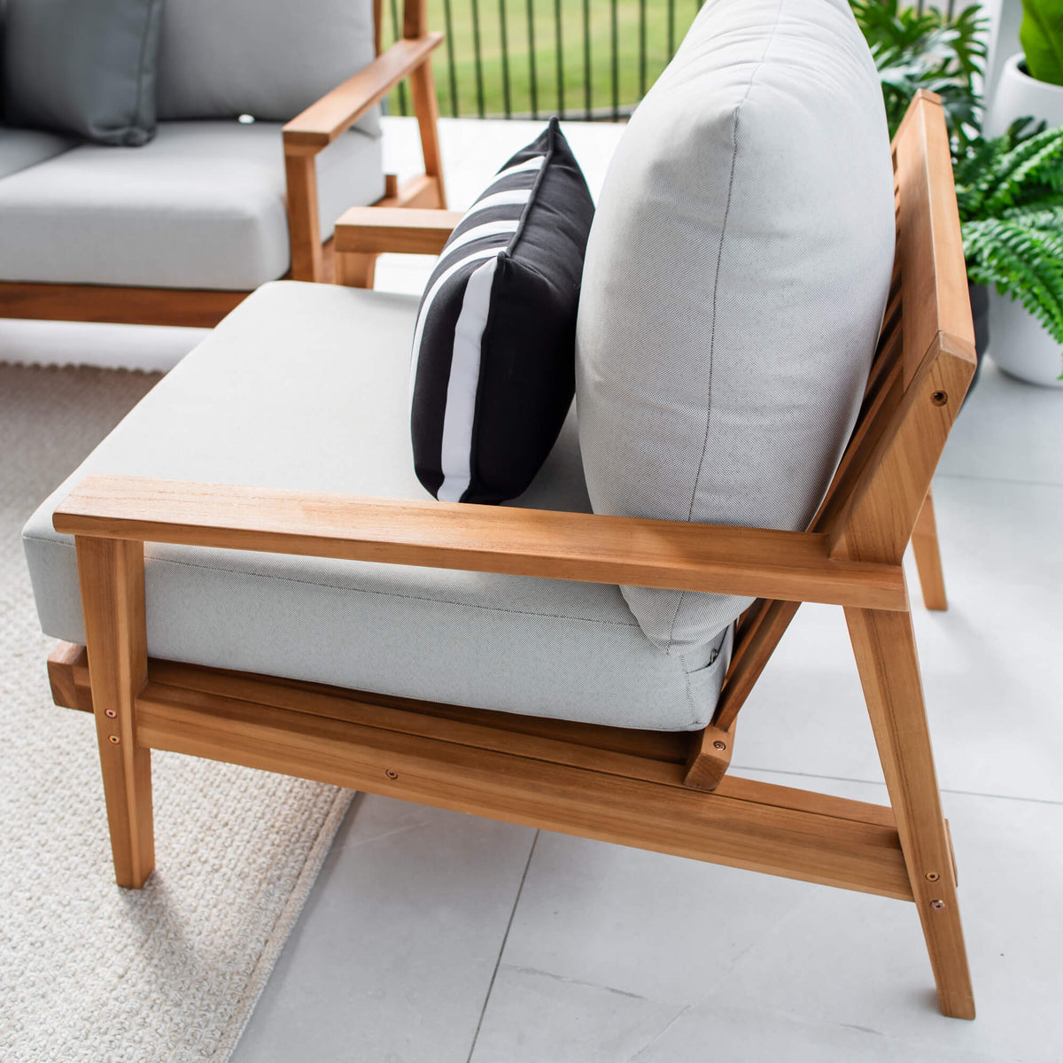 best-outdoor-furniture-Peru Teak 3 - 3pce - Outdoor Lounge Setting #color_TEAK