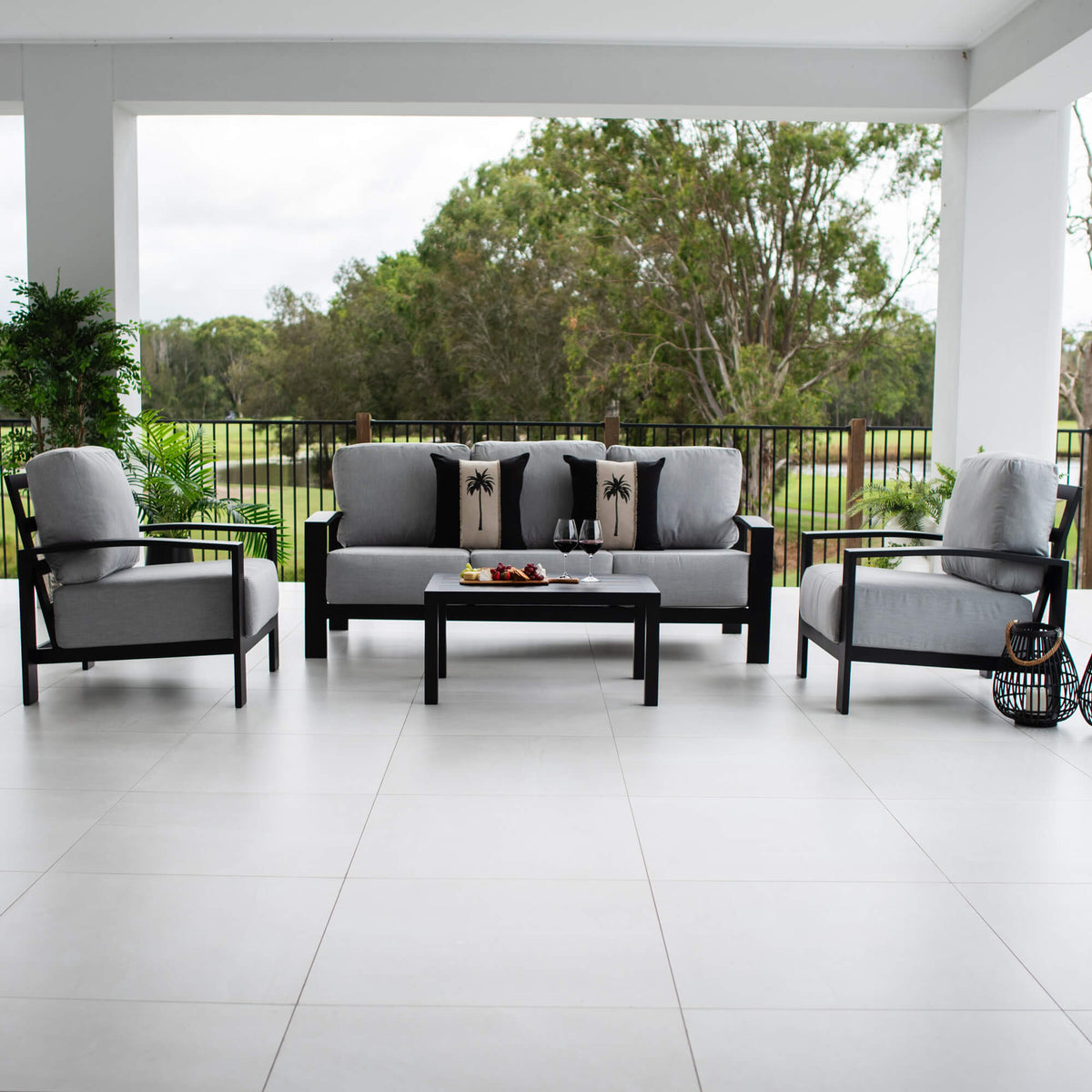 best-outdoor-furniture-Tahoe 3 - 4pce - Outdoor Lounge Setting #color_BLACK