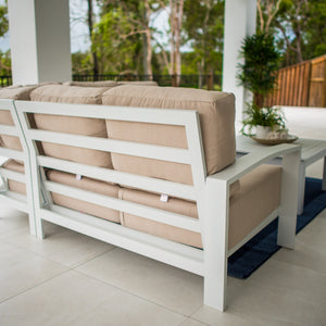 best-outdoor-furniture-Tahoe 4pce Modular Outdoor Lounge White/Flax