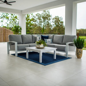 best-outdoor-furniture-Tahoe 4pce Modular Outdoor Lounge White/Grey