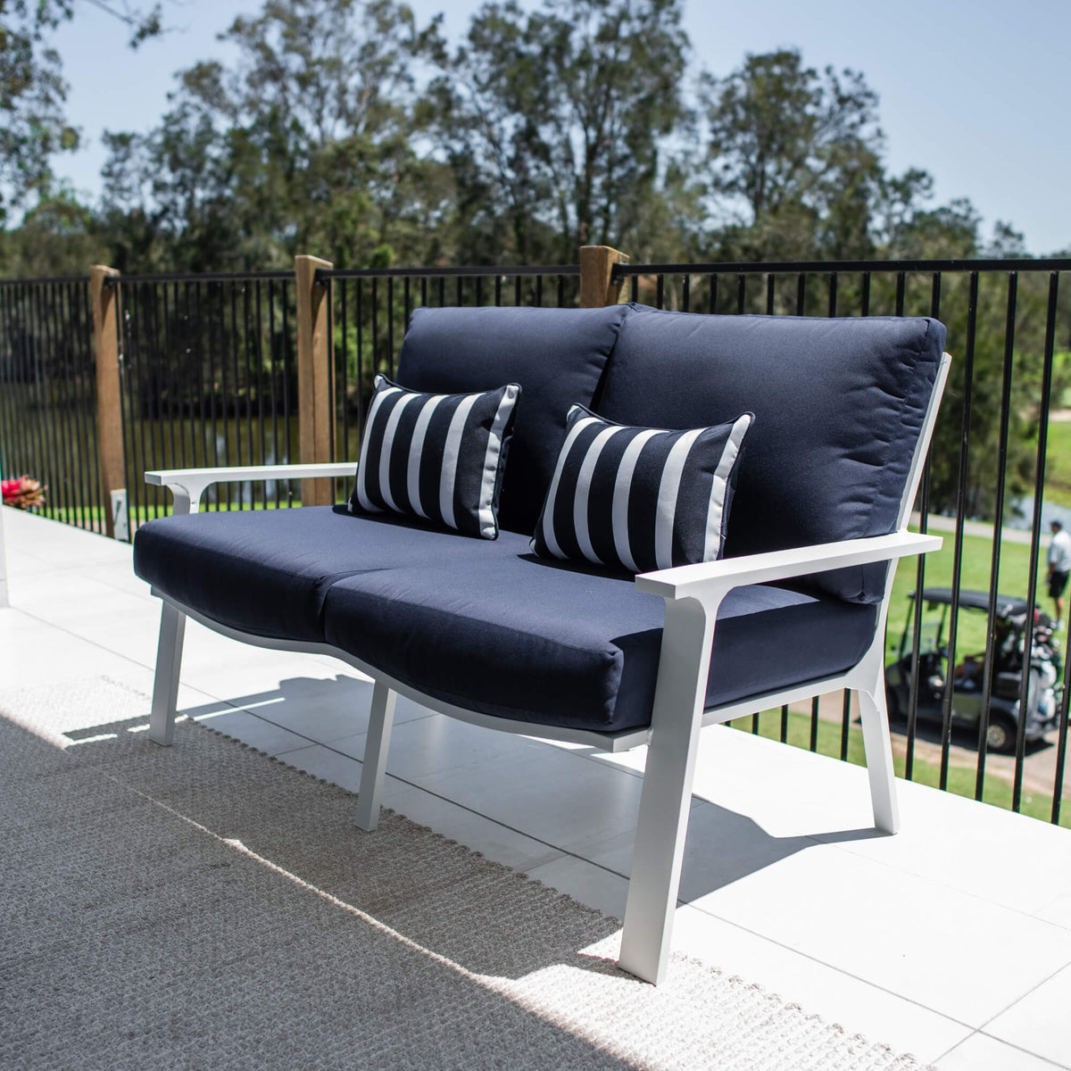 best-outdoor-furniture-Bermuda 2 Seater - Outdoor Lounge #color_NAVY