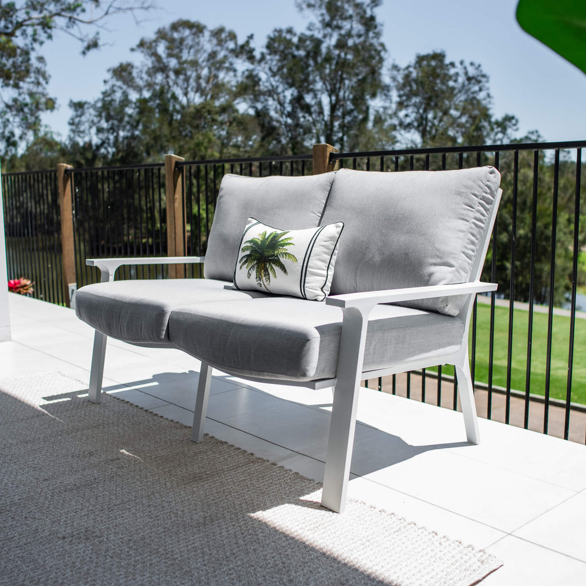 best-outdoor-furniture-Bermuda 2 Seater - Outdoor Lounge #color_GREY