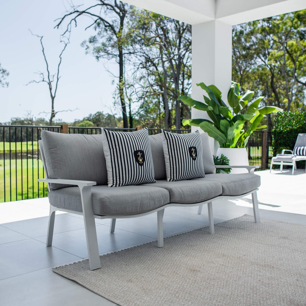 best-outdoor-furniture-Bermuda 3 Seater - Outdoor Lounge #color_GREY