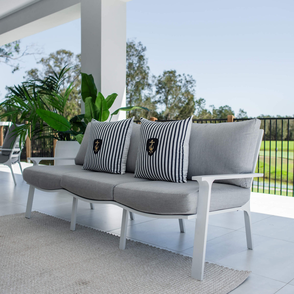 best-outdoor-furniture-Bermuda 3 Seater - Outdoor Lounge #color_GREY