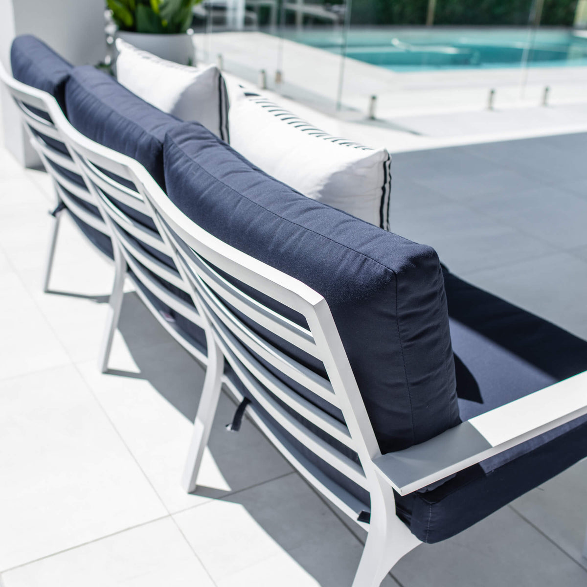 best-outdoor-furniture-Bermuda 3 Seater - Outdoor Lounge #color_NAVY