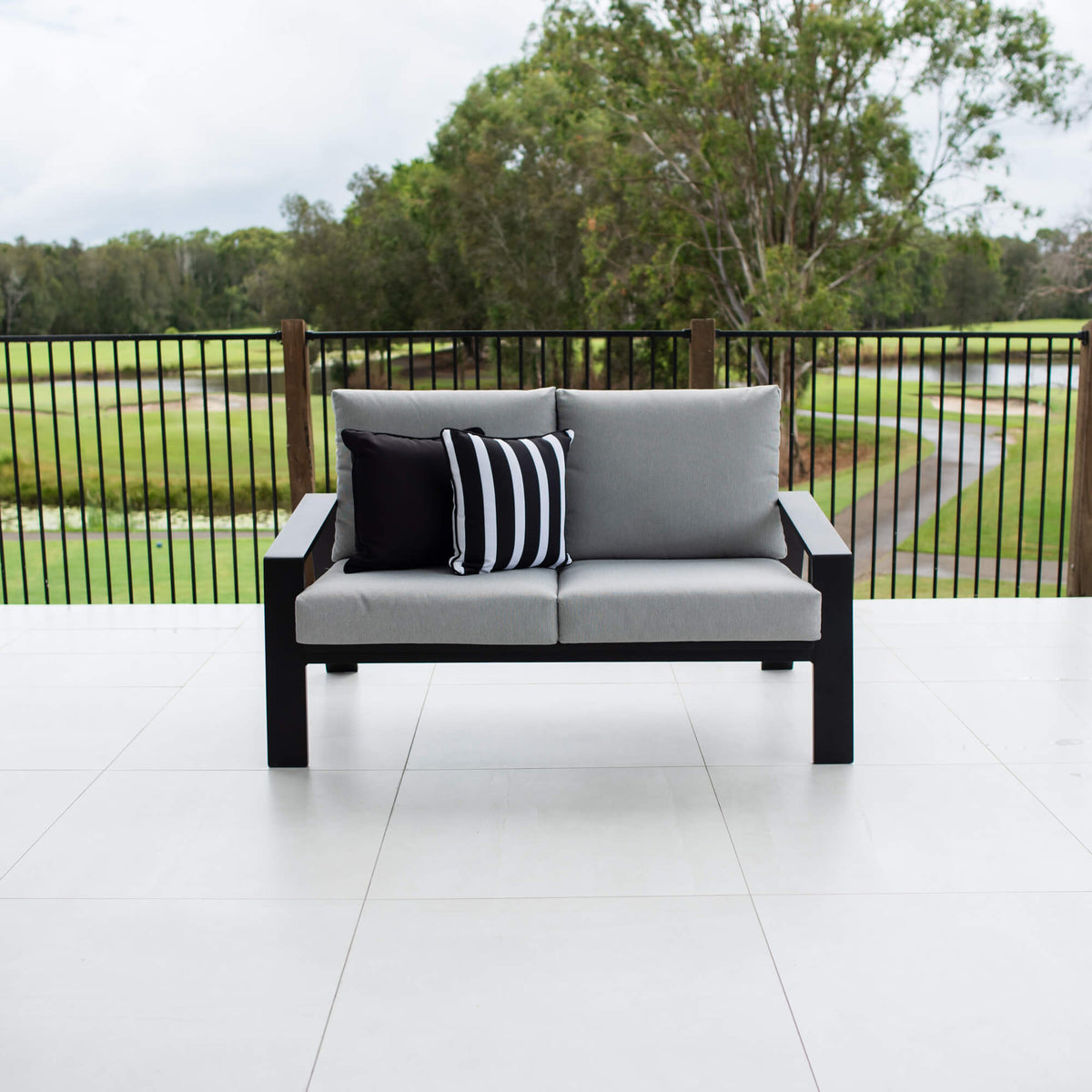 best-outdoor-furniture-Monica 2 Seater - White/Grey Outdoor Lounge Single #color_BLACK