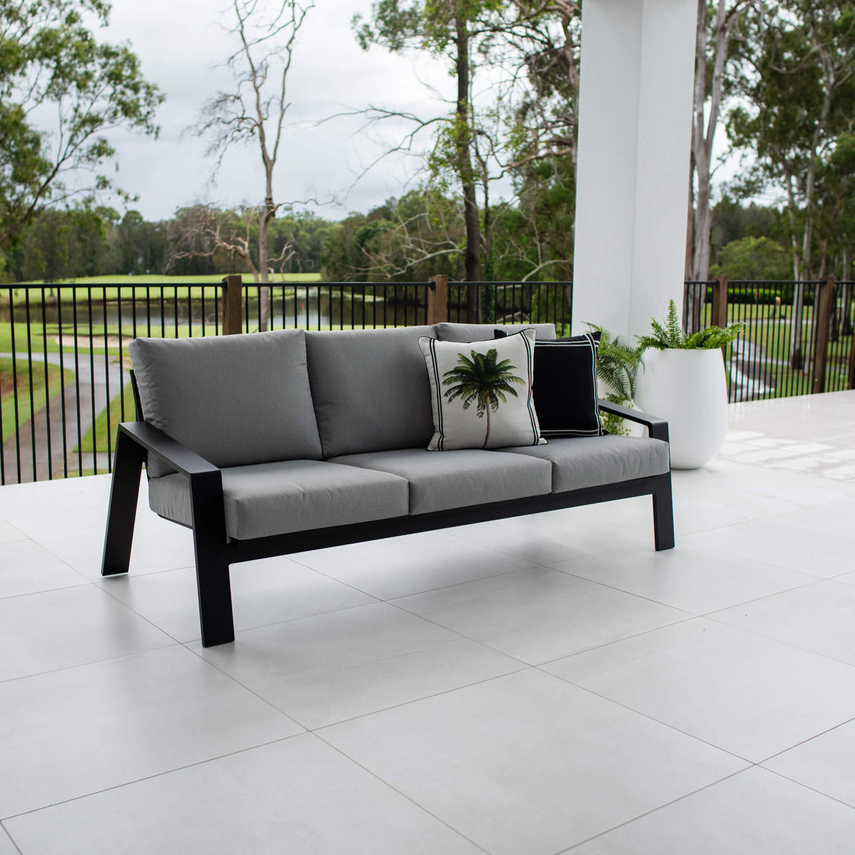 best-outdoor-furniture-Monica 3 Seater - Outdoor Lounge #color_BLACK