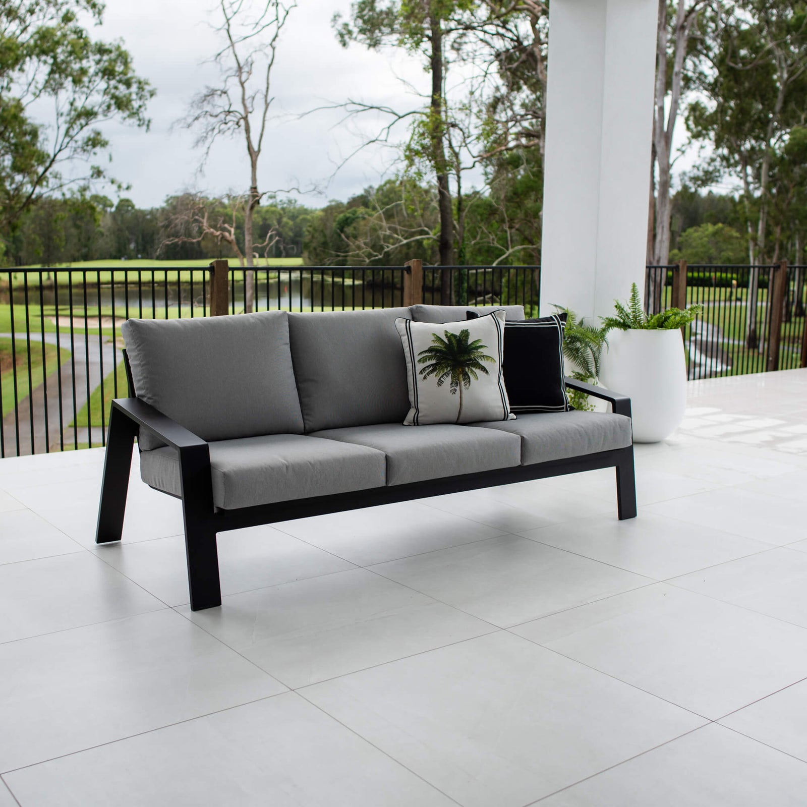 best-outdoor-furniture-Monica 3 Seater - Outdoor Lounge #color_BLACK