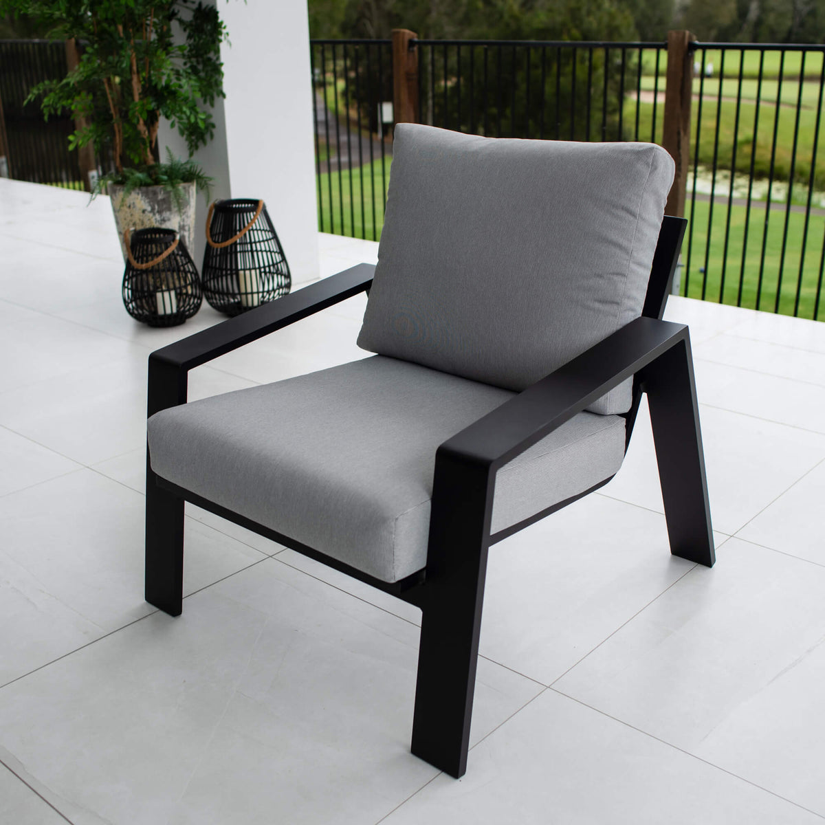 best-outdoor-furniture-Monica - Single Seater - Outdoor Lounge #color_BLACK