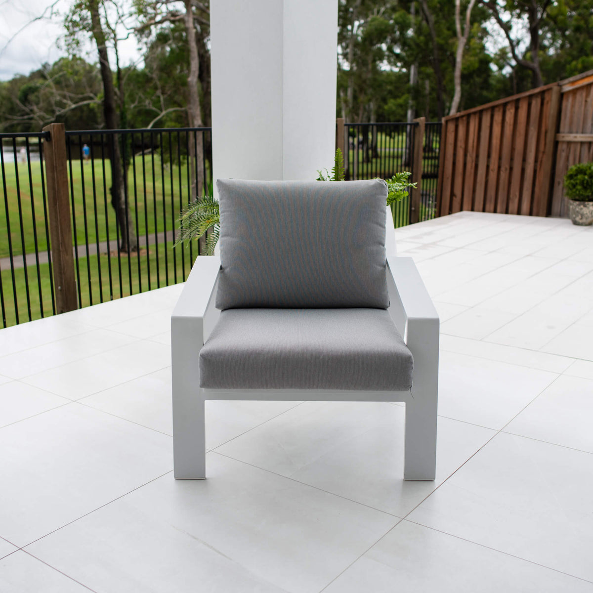best-outdoor-furniture-Monica - Single Seater - Outdoor Lounge #color_WHITE