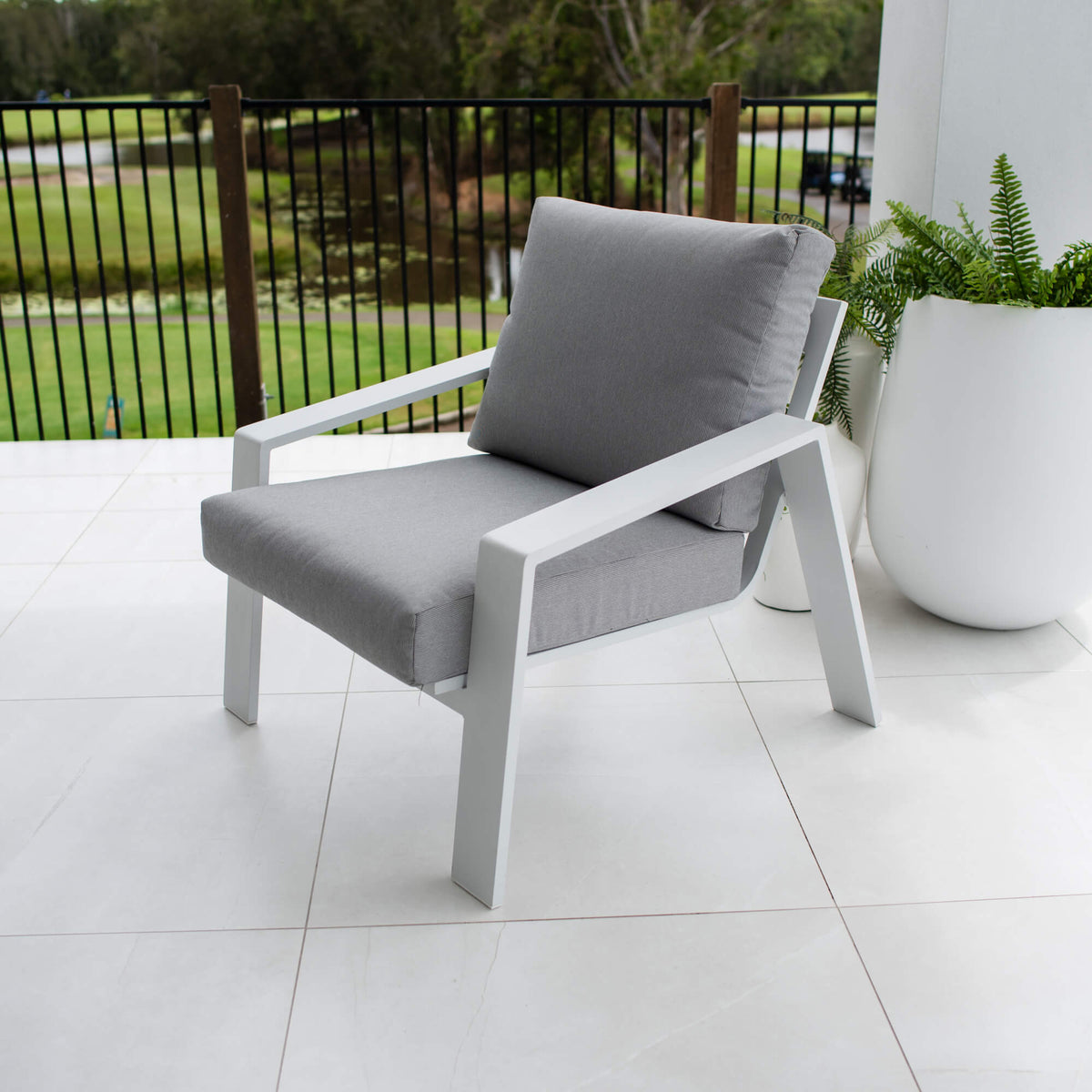 best-outdoor-furniture-Monica - Single Seater - Outdoor Lounge #color_WHITE