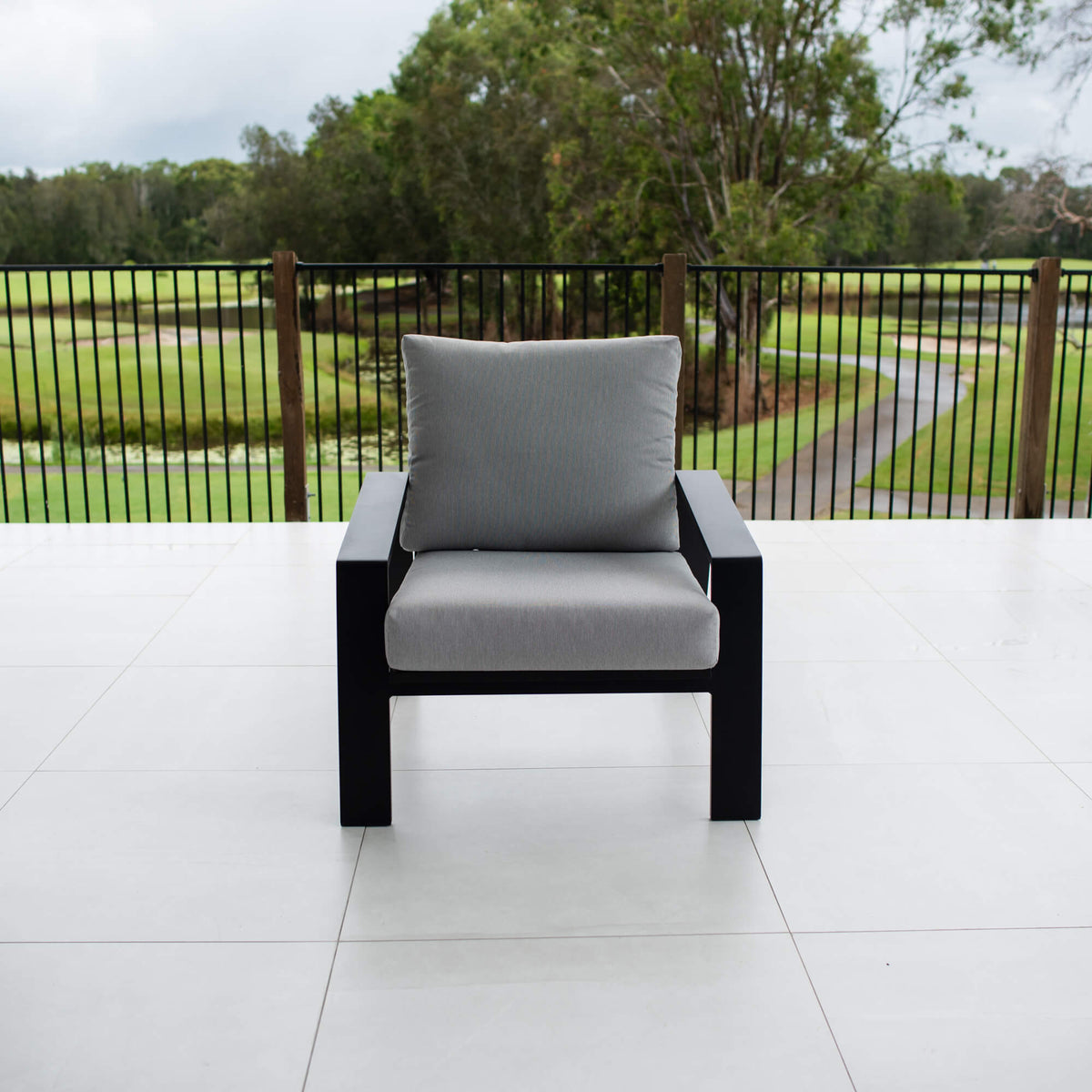 best-outdoor-furniture-Monica - Single Seater - Outdoor Lounge #color_BLACK