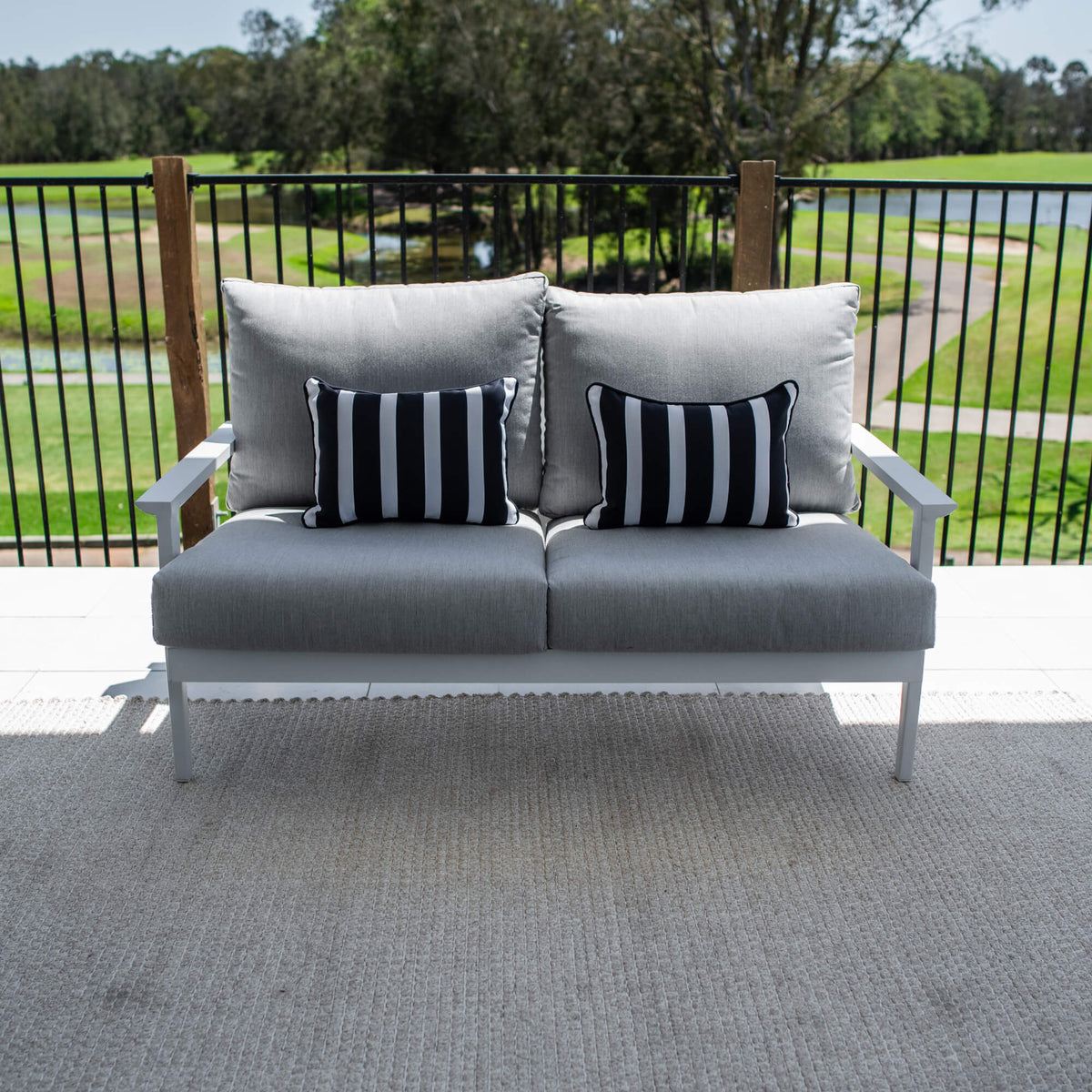 best-outdoor-furniture-Peru Aluminium 2 Seater - Outdoor Lounge Single #color_WHITE