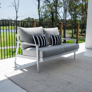 best-outdoor-furniture-Peru Aluminium 2 Seater - Outdoor Lounge Single #color_WHITE