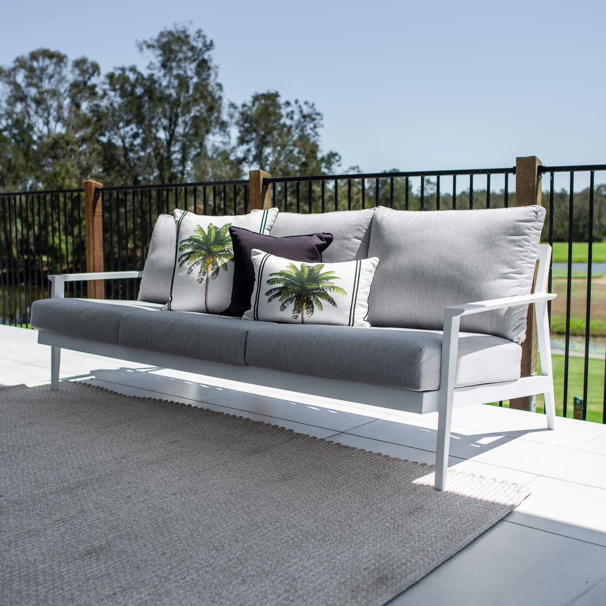 Peru Aluminium - 3 Seater Sofa