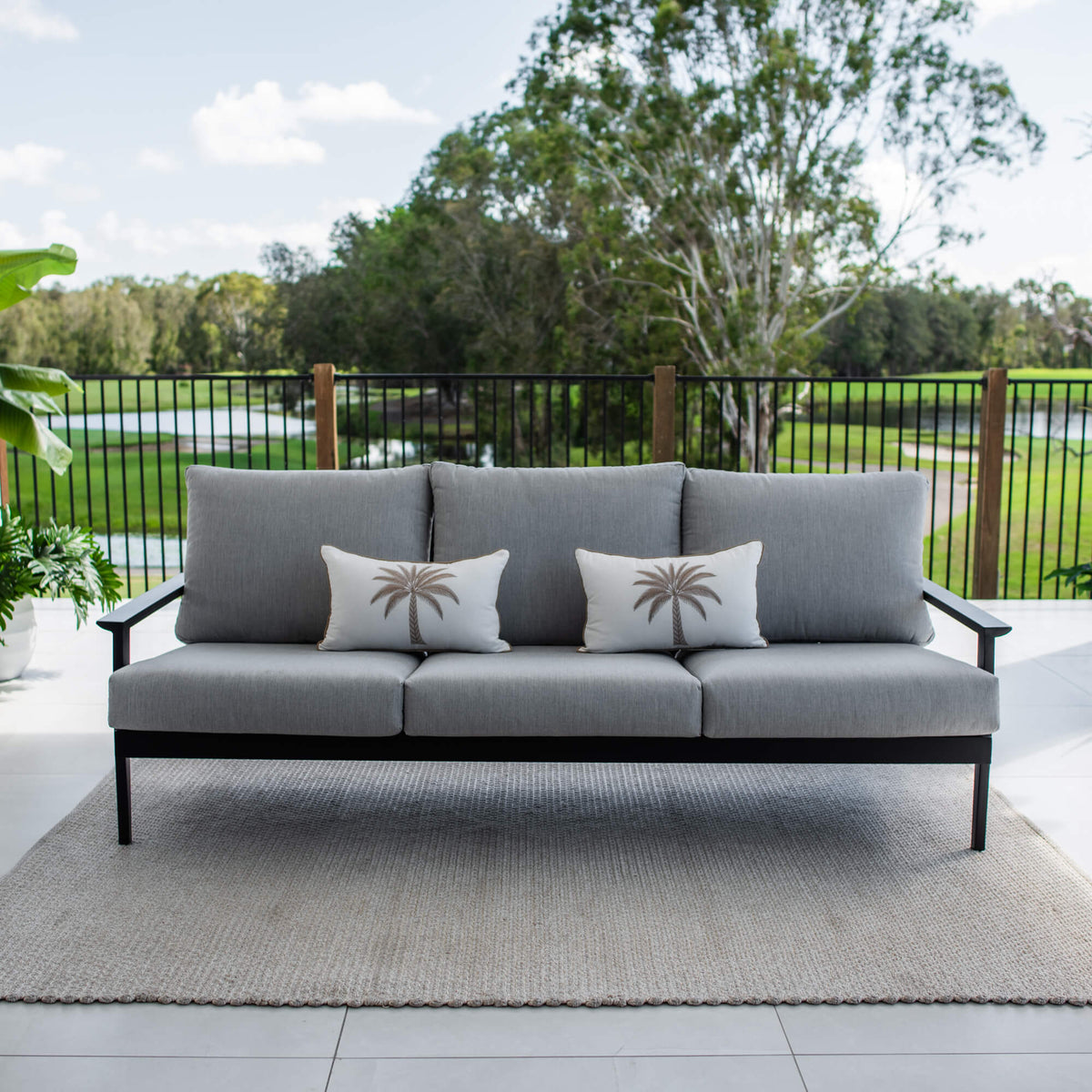 best-outdoor-furniture-Peru Aluminium 3 Seater - Outdoor Lounge