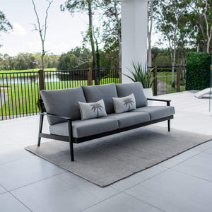 best-outdoor-furniture-Peru Aluminium 3 Seater - Outdoor Lounge #color_BLACK