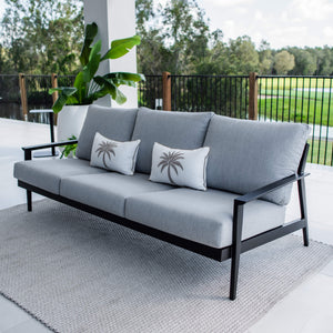 best-outdoor-furniture-Peru Aluminium 3 Seater - Outdoor Lounge #color_BLACK