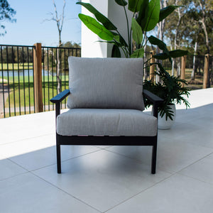 best-outdoor-furniture-Peru Aluminium Single Sofa - Outdoor Lounge Single #color_BLACK