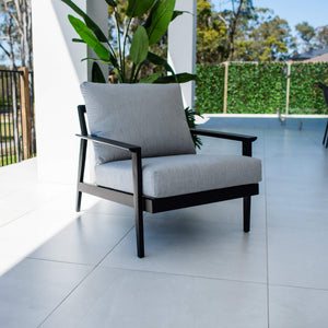 best-outdoor-furniture-Peru Aluminium Single Sofa - Outdoor Lounge Single #color_BLACK