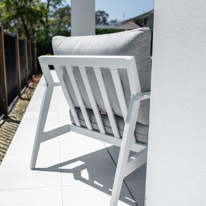 best-outdoor-furniture-Peru Aluminium Single Sofa - Outdoor Lounge Single #color_WHITE