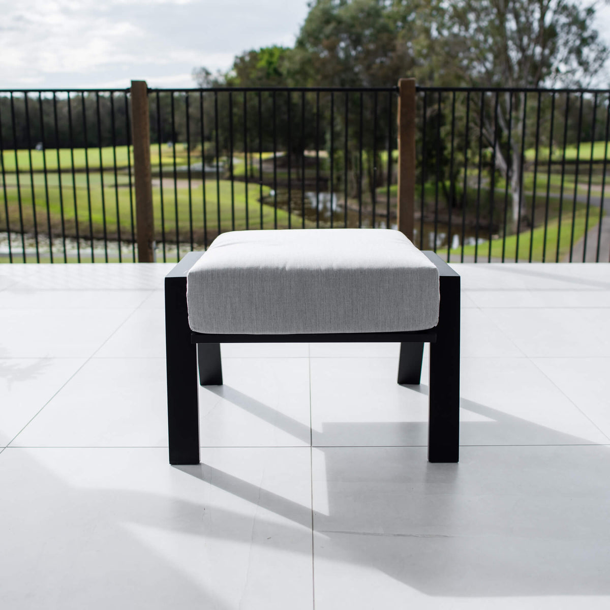 best-outdoor-furiture-Bermuda - Outdoor Ottoman #color_BLACK/GREY