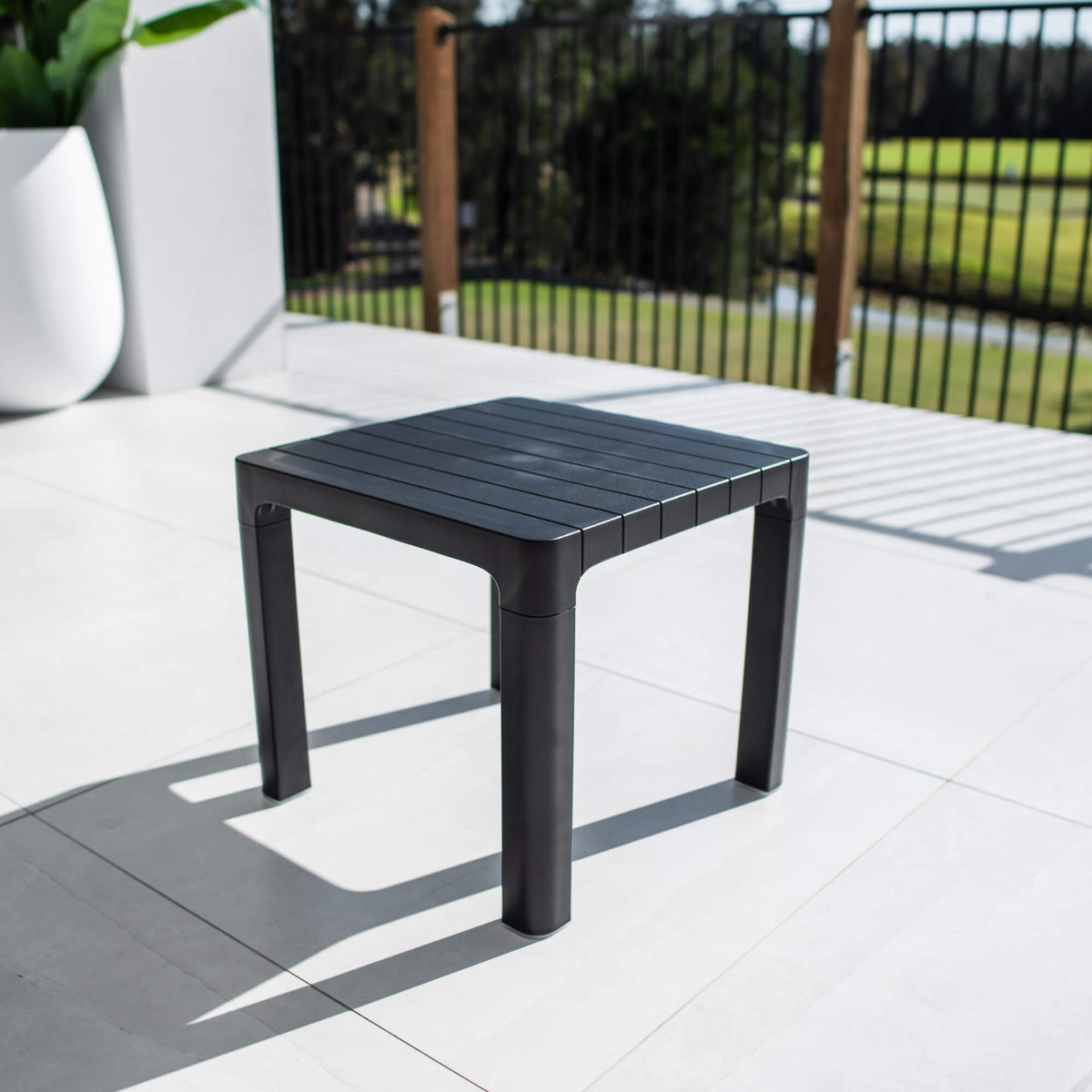 best-outdoor-furniture-Bali - Outdoor Side Table #color_BLACK