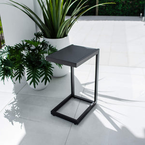 best-outdoor-furniture-Menzin - (40x30) - Outdoor Side Table #color_BLACK