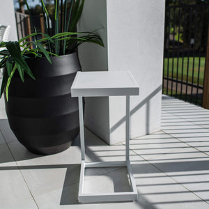 best-outdoor-furniture-Menzin - (40x30) - Outdoor Side Table #color_WHITE