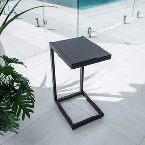 best-outdoor-furniture-Menzin - (40x30) - Outdoor Side Table #color_BLACK