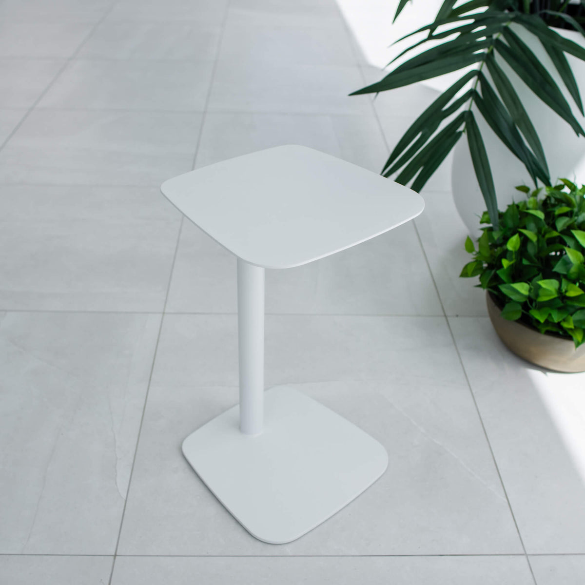 best-outdoor-furniture-Noosa - (35x35) - Outdoor Side Table #color_WHITE