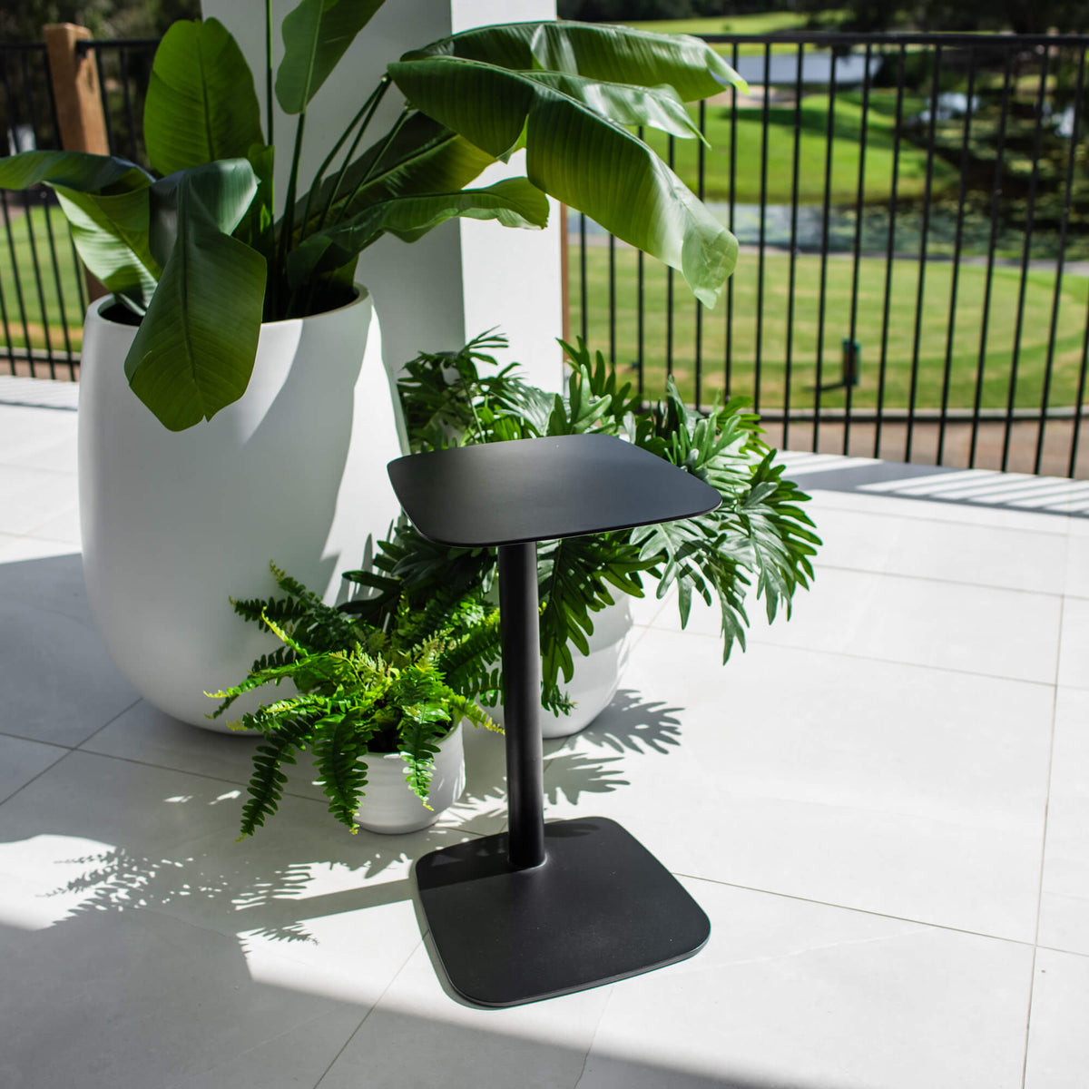 best-outdoor-furniture-Noosa - (35x35) - Outdoor Side Table #color_BLACK