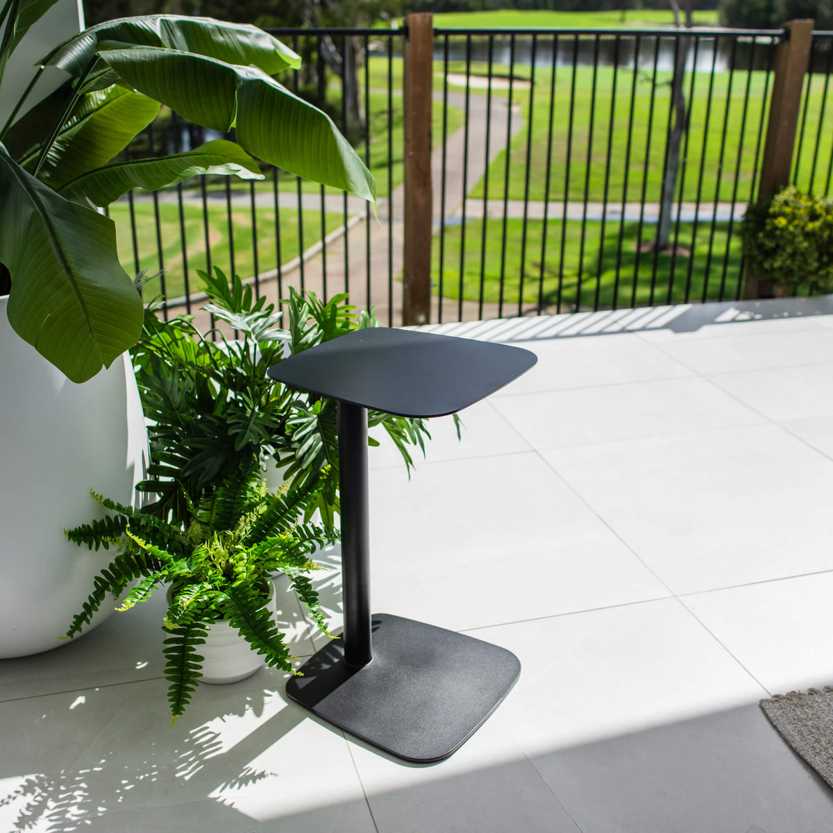 best-outdoor-furniture-Noosa - (35x35) - Outdoor Side Table #color_BLACK