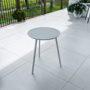 best-outdoor-furniture-Round - Outdoor Side Table #color_WHITE