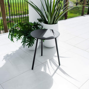 best-outdoor-furniture-Round - Outdoor Side Table #color_BLACK