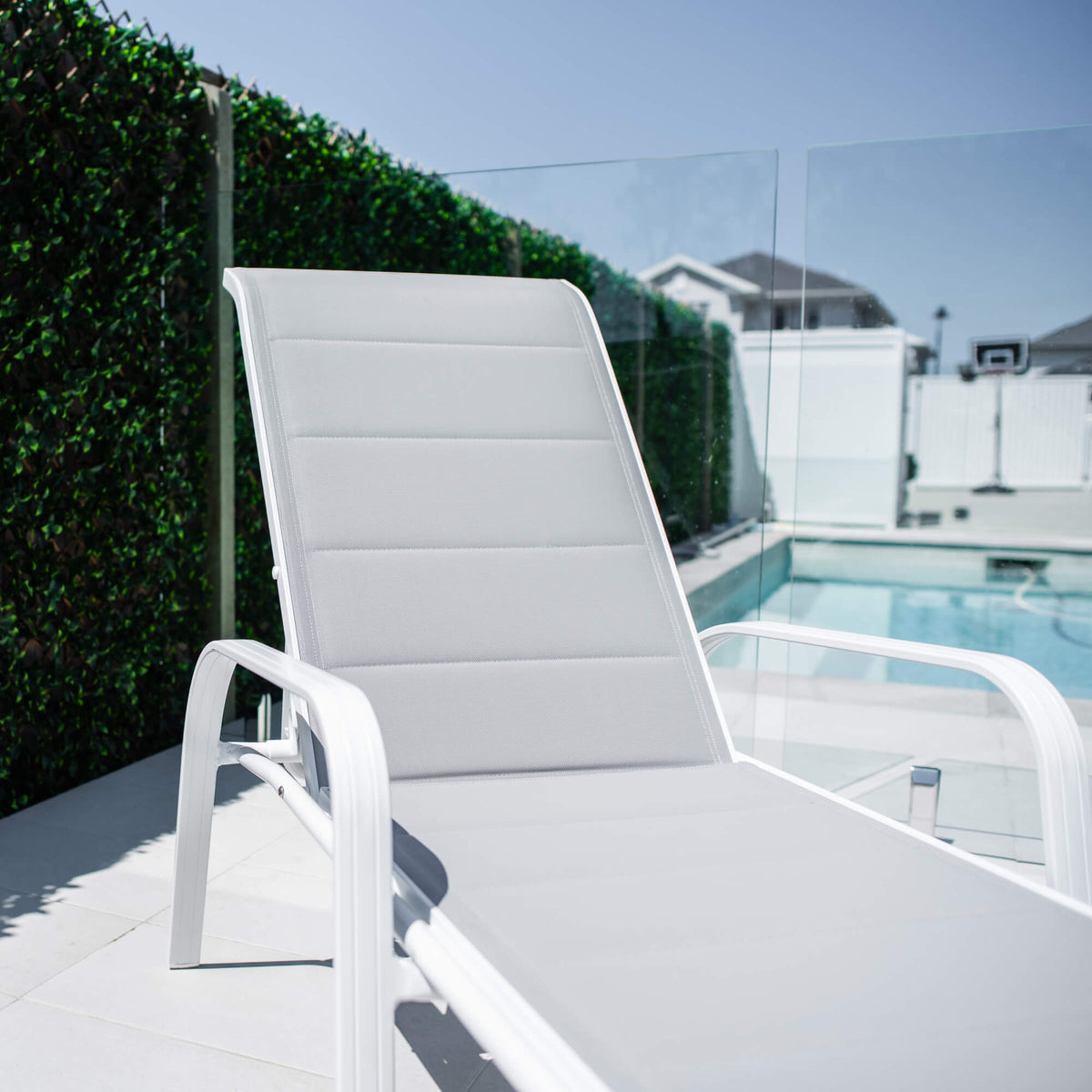 best-outdoor-furniture-Leona - Outdoor Sun Lounge #color_WHITE GREY